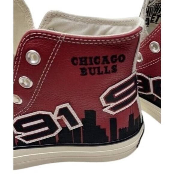 Converse Chinatown Market Chuck 70 Hi Chicago Bulls 96 97 98 women's 7.5 - Picture 6 of 10
